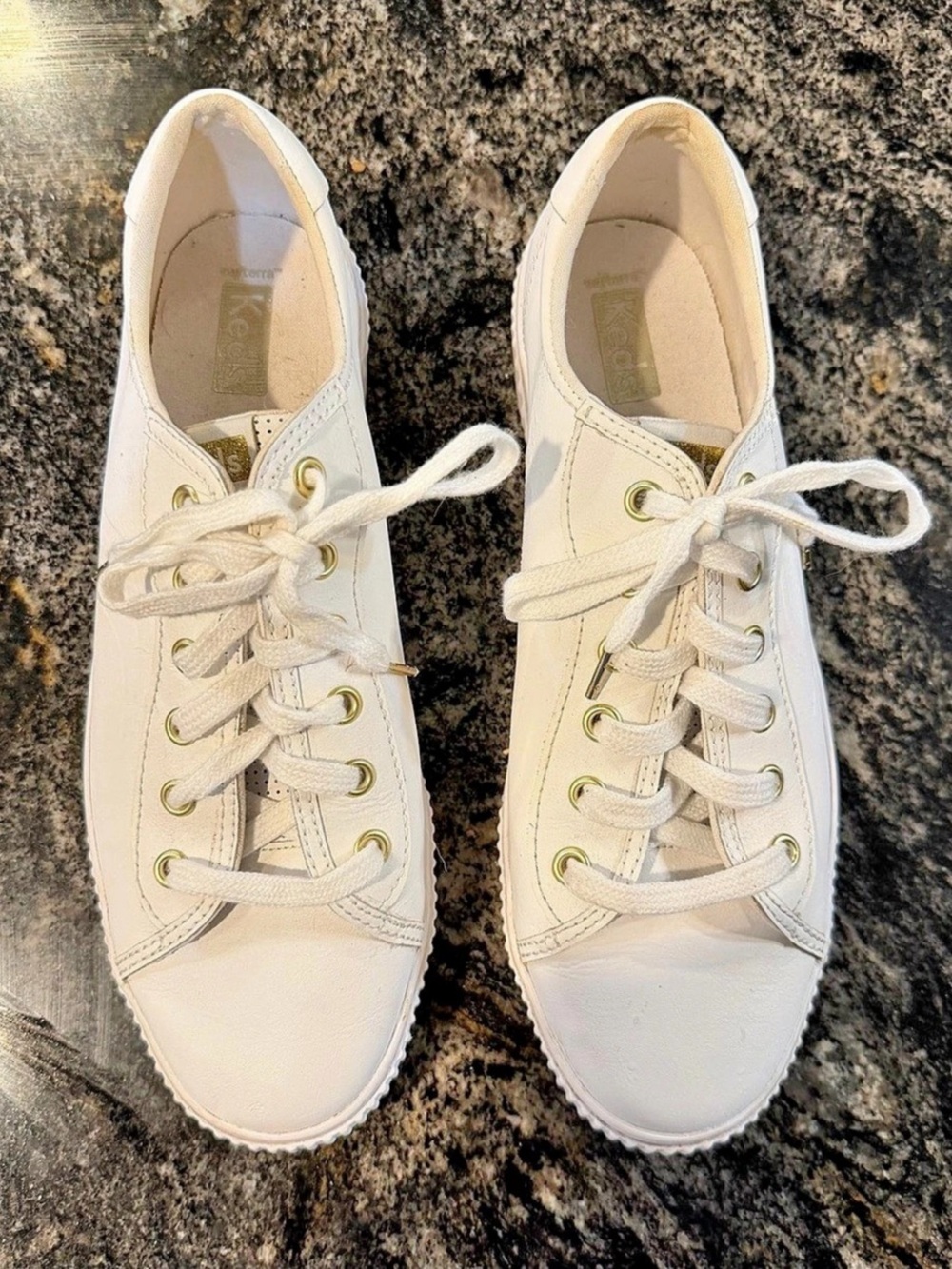 Keds Triple Kick Amp Leather White Sneakers